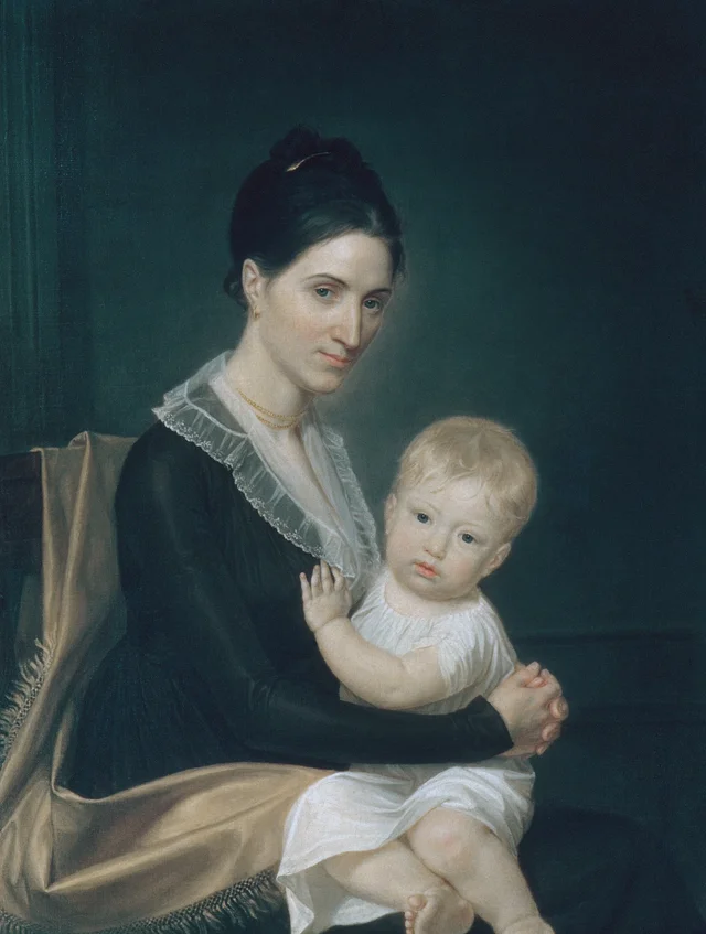 Mrs. Marinus Willett and Her Son Marinus, Jr., John Vanderlyn