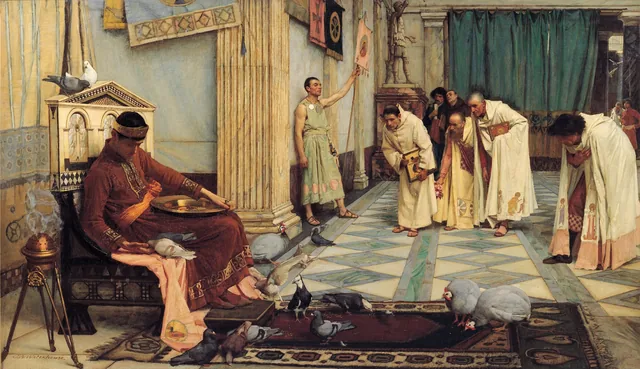 The Favourites of the Emperor Honorius, John William Waterhouse