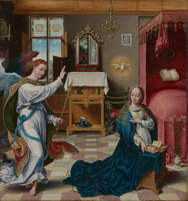 The Annunciation, Joos van Cleve