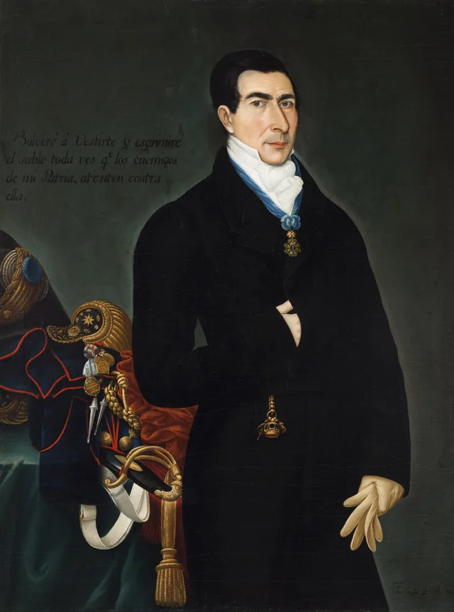 Retrato do coronel José Antonio Melián, José Gil de Castro