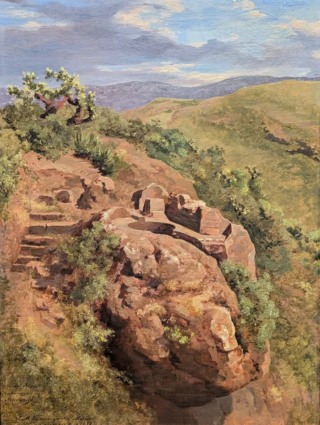 Baño de Nezahualcóyotl, José María Velasco