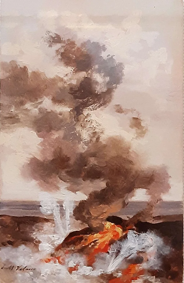 Erupción, José María Velasco
