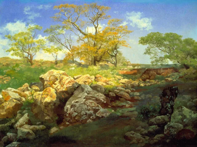 Encostas das montanhas de Tepotzotlán, José María Velasco