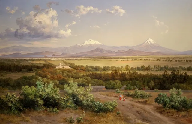 O Vale do México visto do cerro del Tenayo, José María Velasco