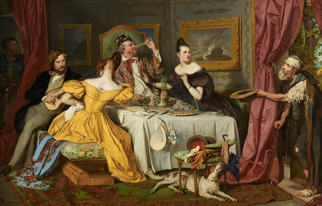 The Rich Glutton, Josef Danhauser