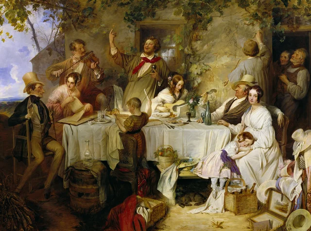 Wine, Women and Song, Josef Danhauser