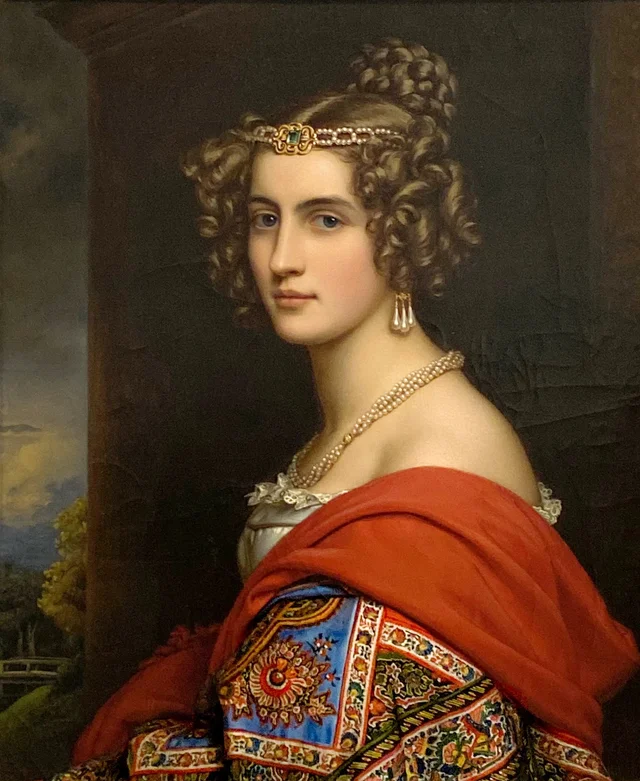 Retrato de Amalia von Schintling, Joseph Karl Stieler