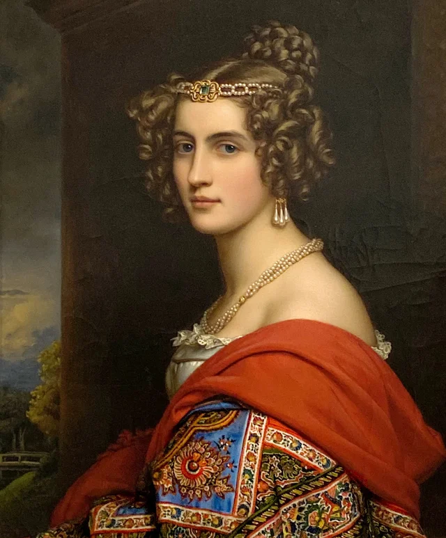 Retrato de Amalia von Schintling, Joseph Karl Stieler