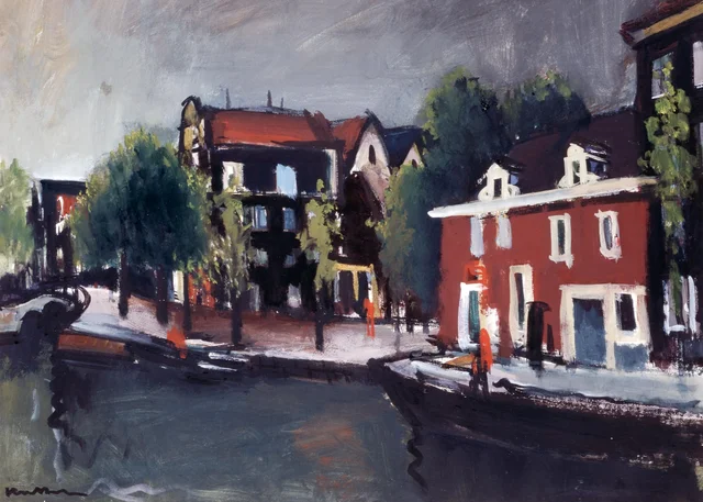 Canal in Amsterdam, Joseph Kutter
