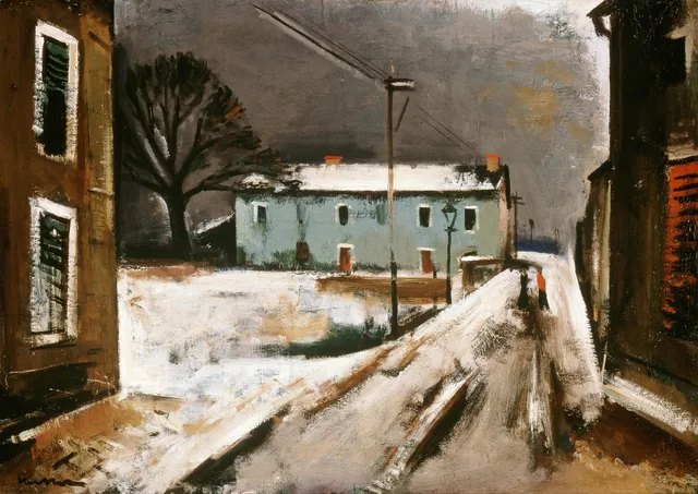 Snowy landscape, Joseph Kutter