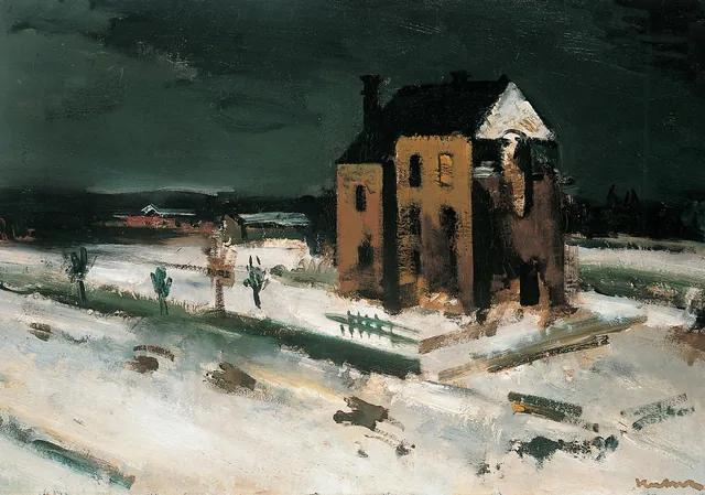 Snowy landscape, Joseph Kutter