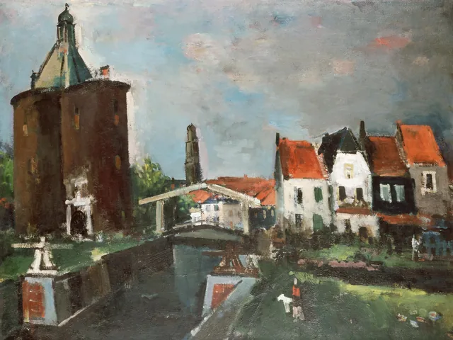 Bridge in Enkhuizen, Joseph Kutter