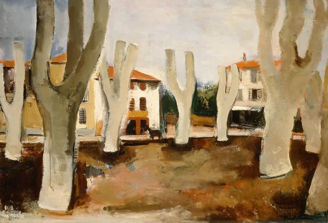 Saint-Tropez, Place des Lices, Joseph Kutter