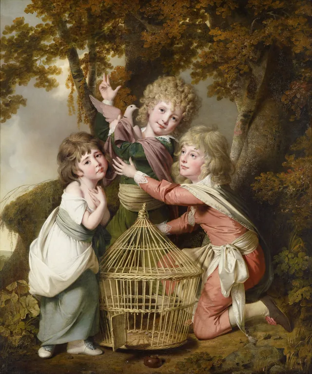The Synnot children, Joseph Wright of Derby