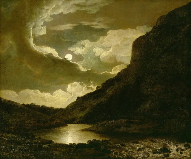 Matlock Tor ao luar, Joseph Wright of Derby