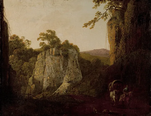 Cut through the Rock, Cromford, Joseph Wright of Derby