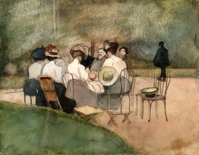 In the Luxembourg Gardens, Josip Račić