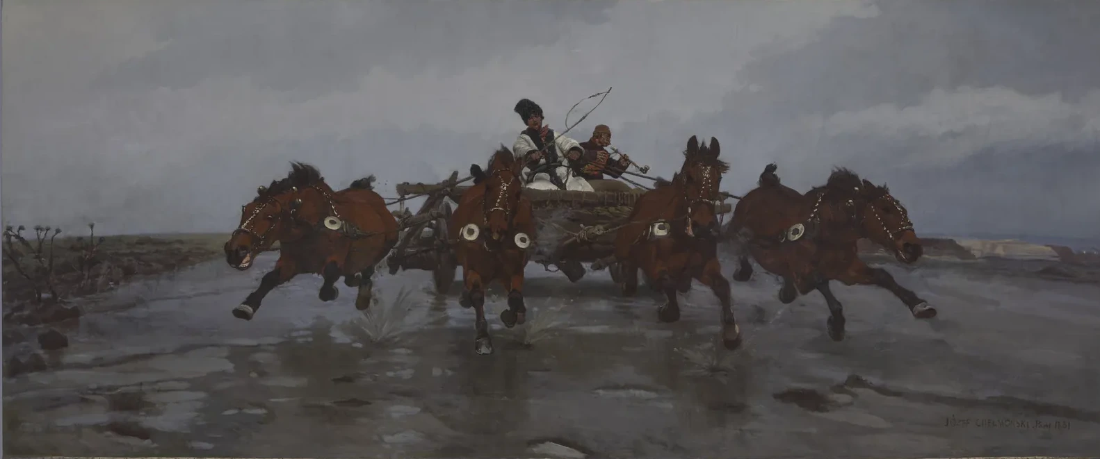 La cuadriga, Józef Chełmoński
