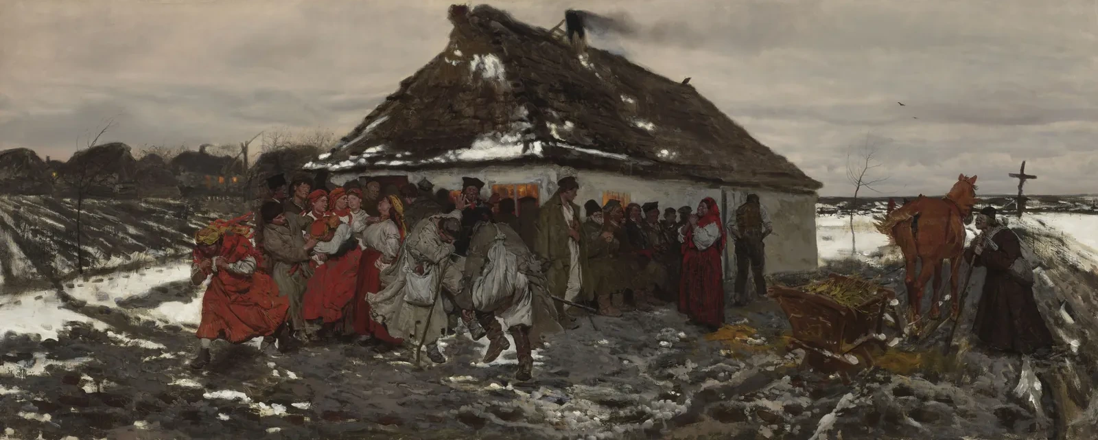 Ante la posada, Józef Chełmoński