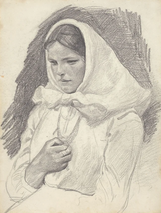 Campesina de Polesia, estudio