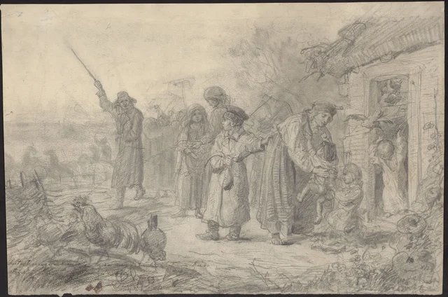 At the farm, Józef Chełmoński