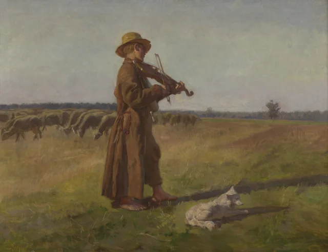 O Cão pastor, Józef Chełmoński