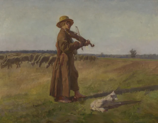 El perro pastor, Józef Chełmoński