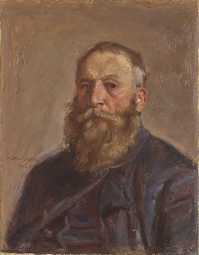 Autorretrato, Józef Chełmoński