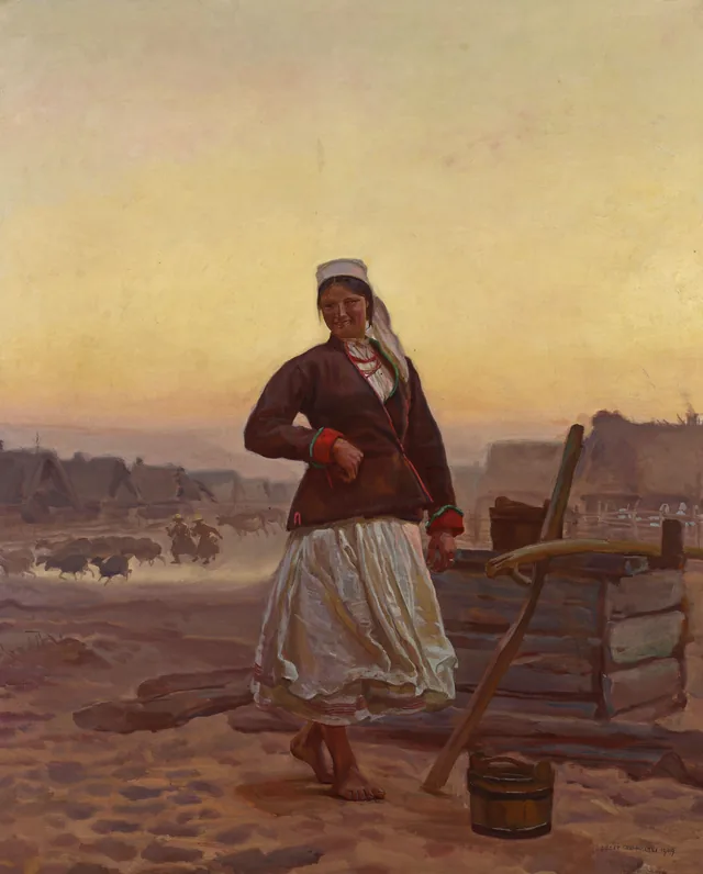 Tarde na Polésia, Józef Chełmoński