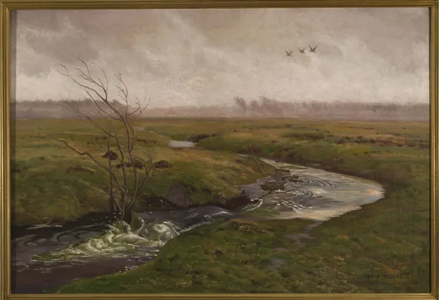 Primavera, o riacho, Józef Chełmoński