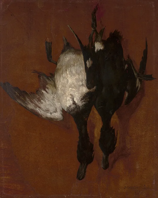 Canards suspendus, Józef Chełmoński
