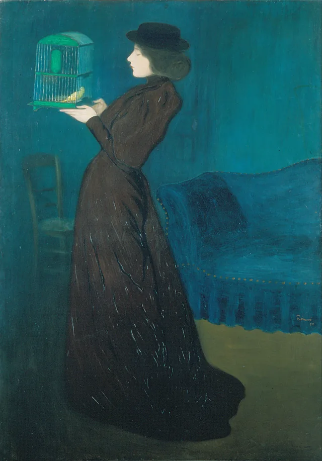Mulher com a gaiola, József Rippl-Rónai