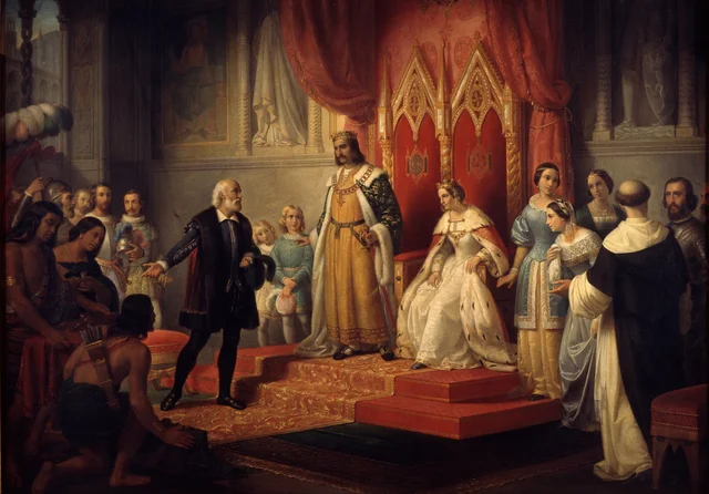 Christopher Columbus at the Court of the Catholic Monarchs, Juan Cordero
