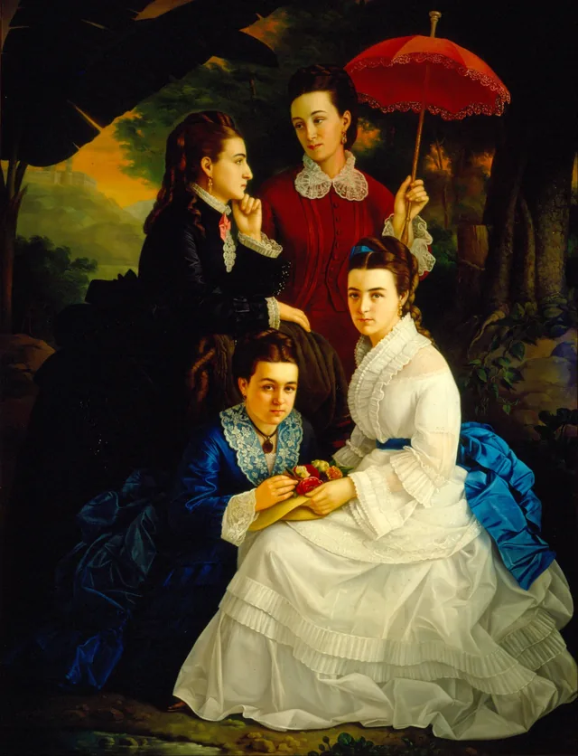 Portrait of the Daughters of Licenciado Manuel Cordero