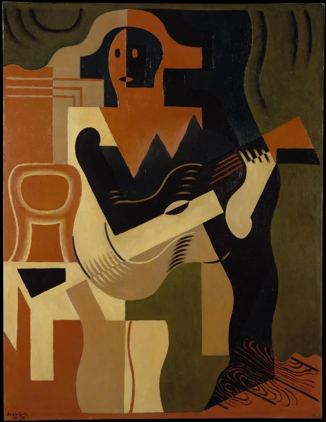 Arlequin assis à la guitare, Juan Gris