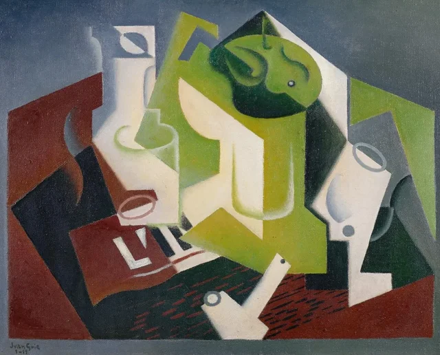 Compotier et pipe, Juan Gris
