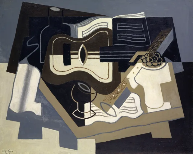 Guitare et clarinette, Juan Gris