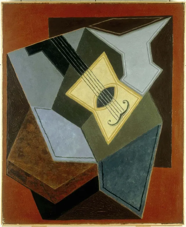 Guitare et compotier, Juan Gris