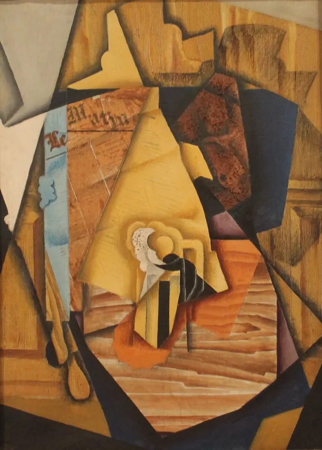 El hombre en el café, Juan Gris
