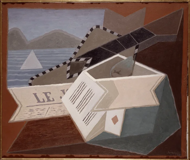 La Guitare devant la mer, Juan Gris