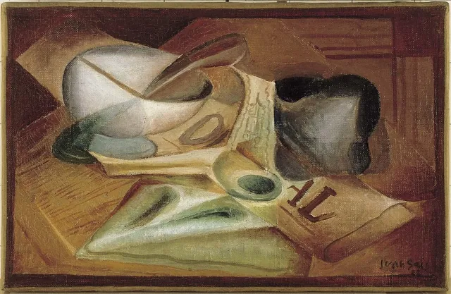 Le Paquet de tabac, Juan Gris