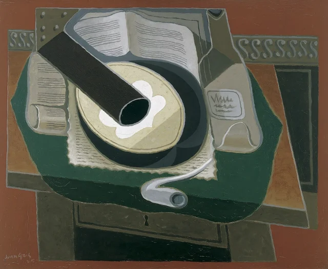 Bandolim e cachimbo, Juan Gris