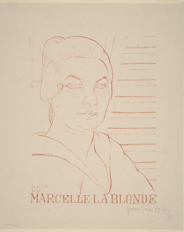 Marcelle la Blonde, Juan Gris