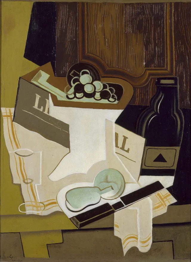 Nature morte devant l'armoire, Juan Gris