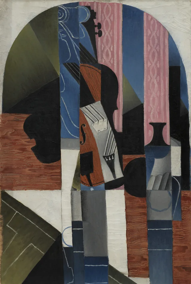 Naturaleza muerta (Violín y tintero), Juan Gris