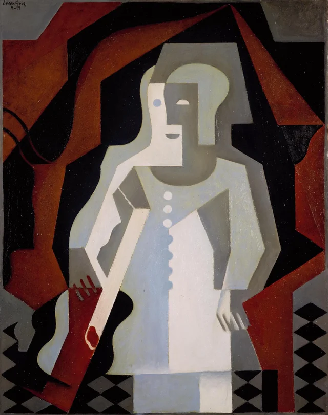 Pierrot con guitarra, Juan Gris