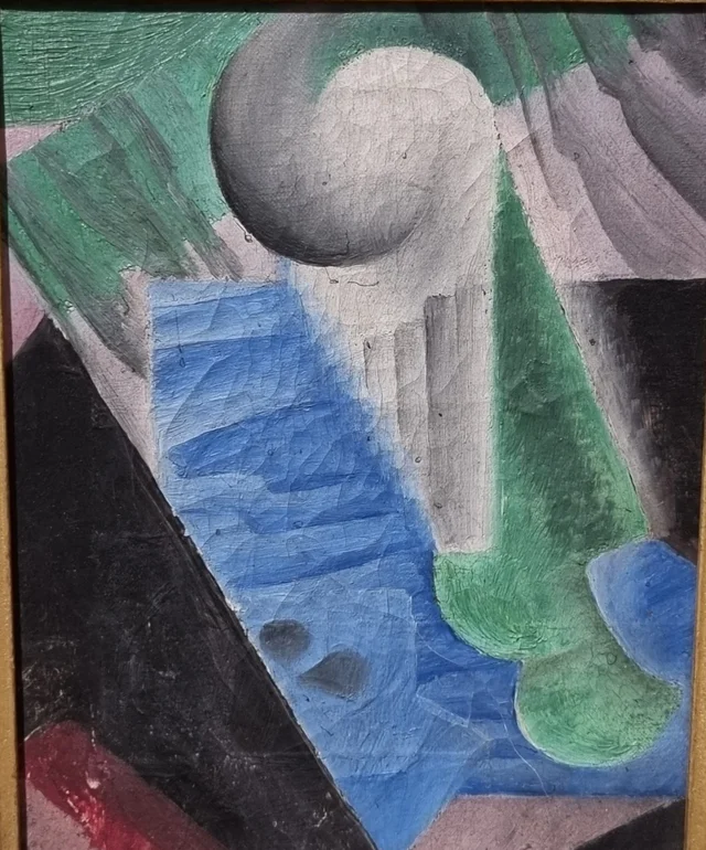 Vaso de cerveza y naipes, Juan Gris