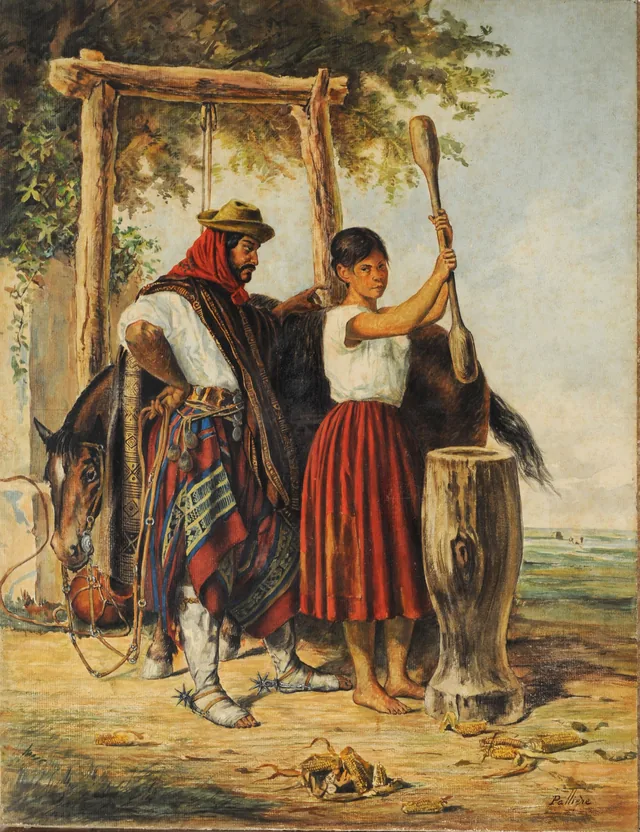 A pisadora de milho