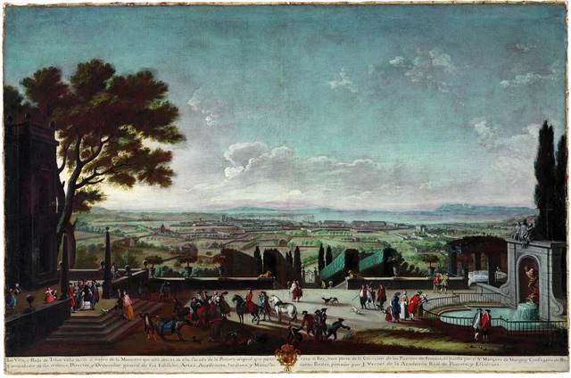 Vista da cidade e do ancoradouro de Toulon, Juan Patricio Morlete Ruiz