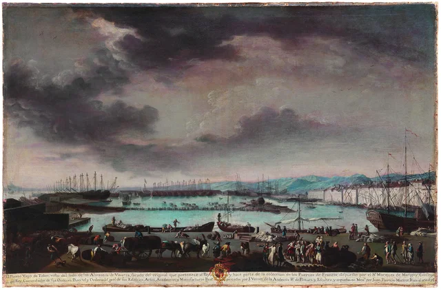Vista do porto velho de Toulon, Juan Patricio Morlete Ruiz